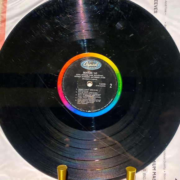 The Beatles ‘65. Original 60s vinyl record. - Picture 4 of 7